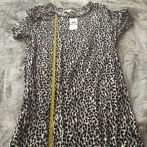Michael Kors Animal Print Shift Dress 1x